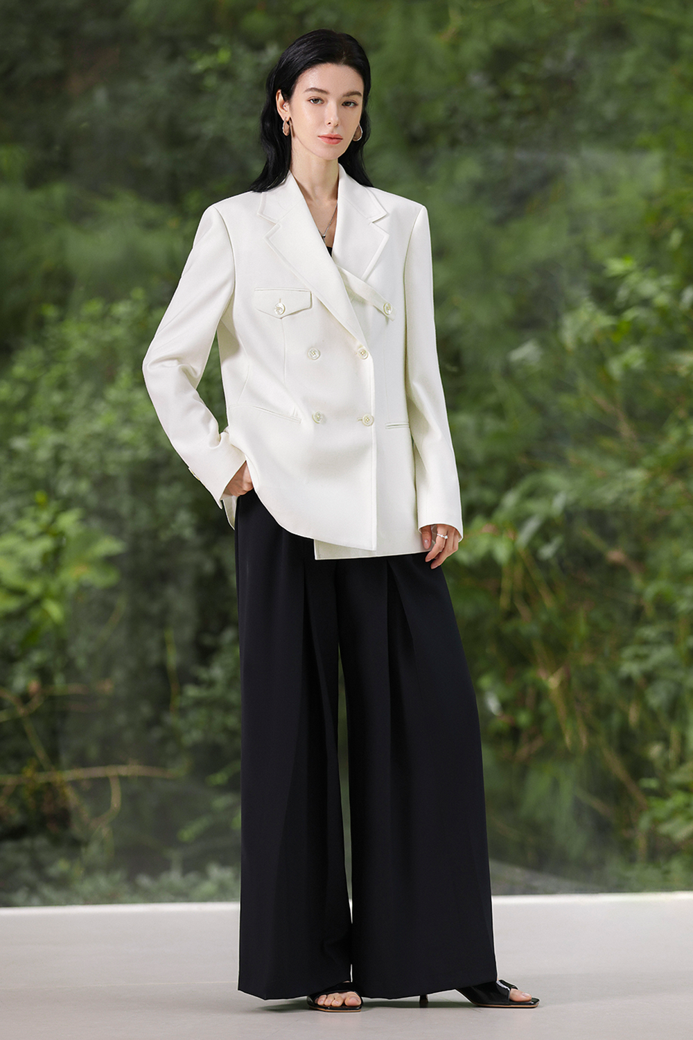 Notch-Lapel Double-Breasted Suit