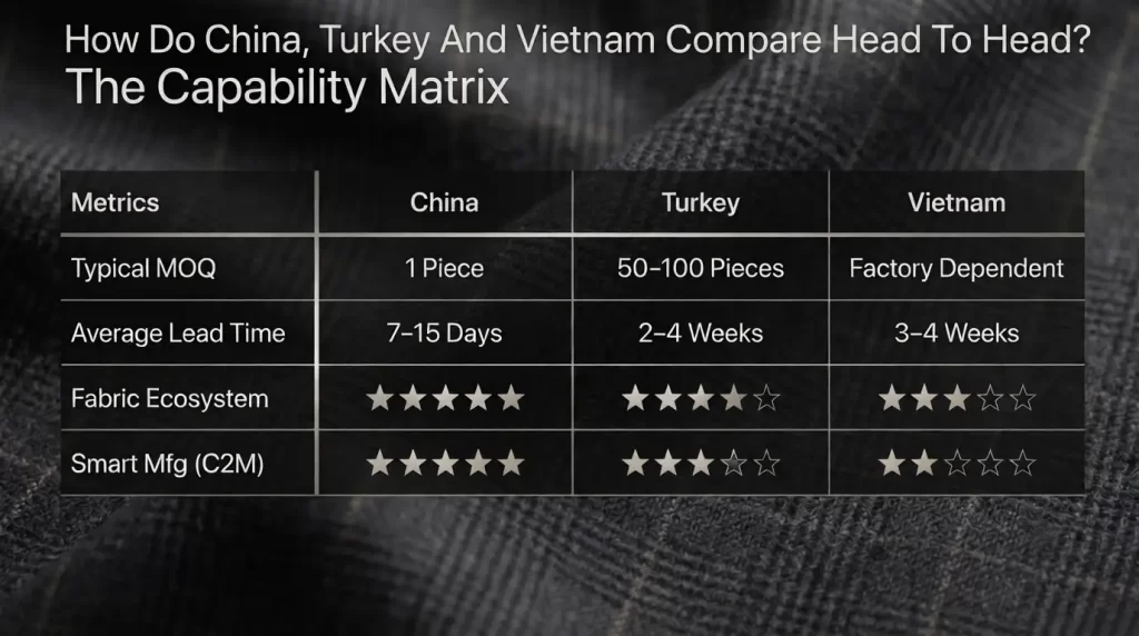 How Do China, Turkey And Vietnam Compare Head To Head?